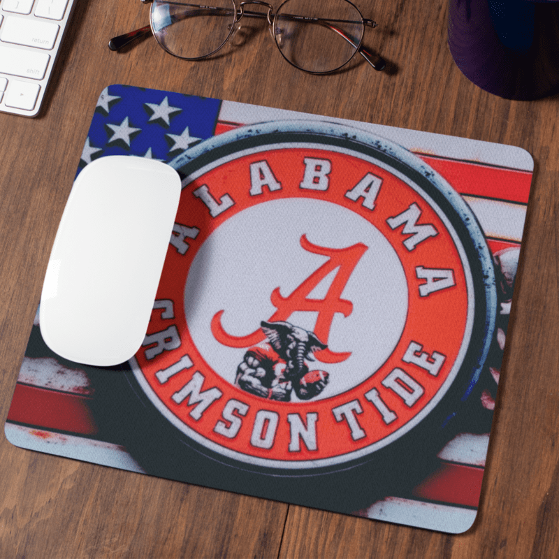 Alabama Crimson Tide Mouse Pad – Perfect Gift for College Football Fans Alabama Crimson Tide Mouse Pad – Perfect Gift for College Football Fans