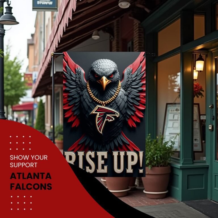 Atlanta Falcons Outdoor Banner – Ideal for Tailgating & Home Use