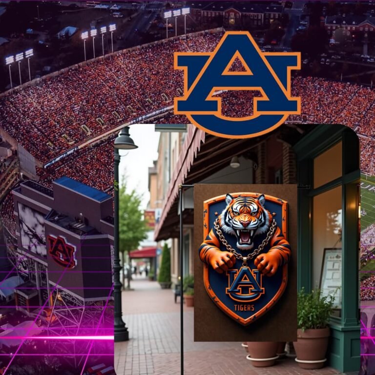 Auburn Tigers Garden Flag – 12"x18" Double-Sided Outdoor Banner