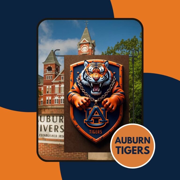 12"x18" Auburn Tigers Banner – Durable & Perfect for Outdoor Use