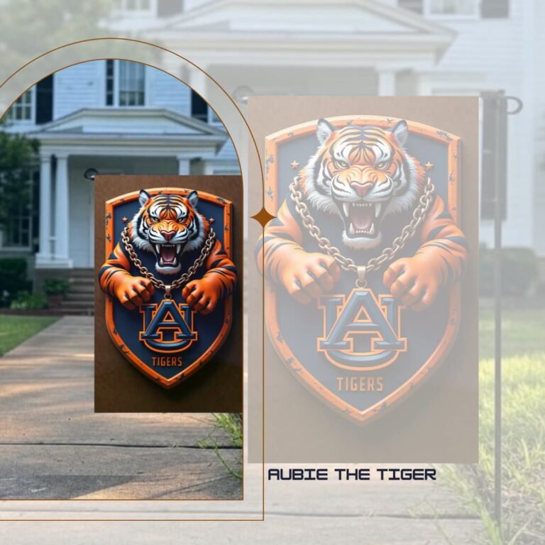 Auburn Tigers Weather-Resistant Garden Flag with Bold Team Logo