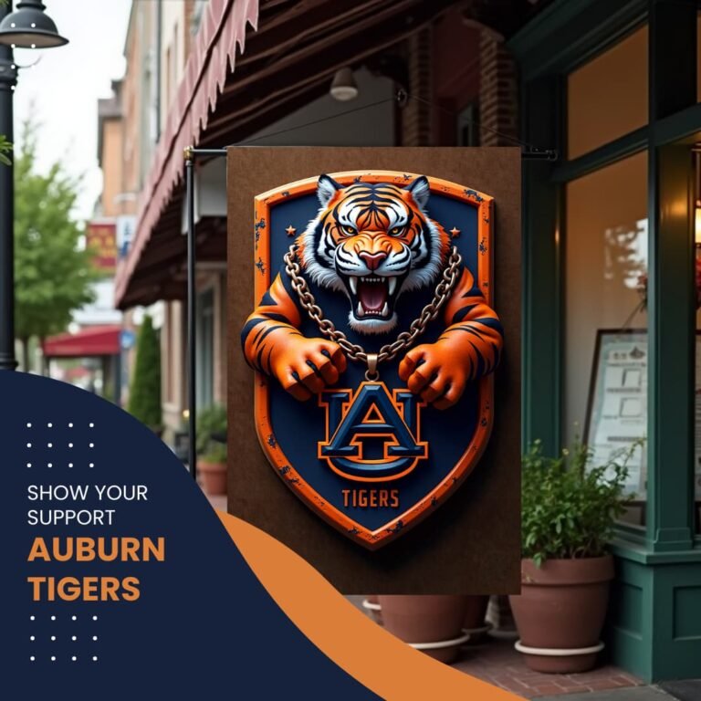 Vibrant Auburn Tigers Flag – Must-Have for Every True Fan