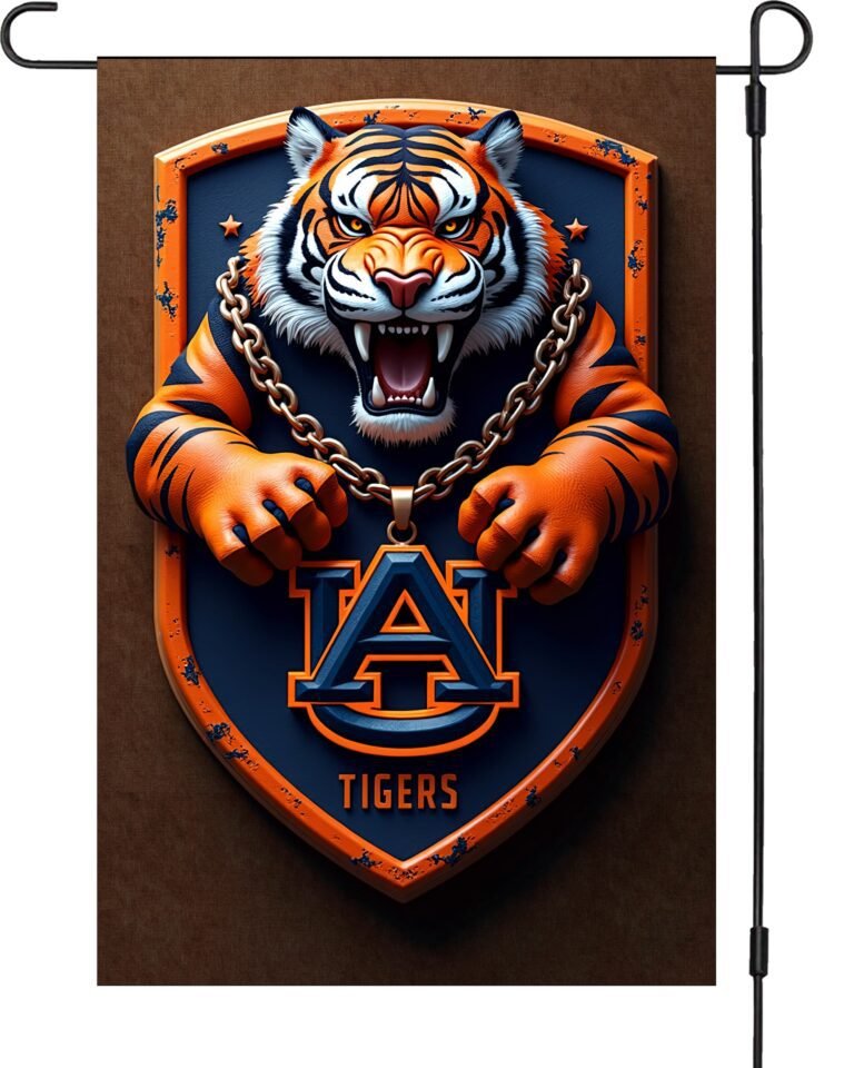 Auburn Tigers House Flag – UV-Protected & Designed for All Seasons