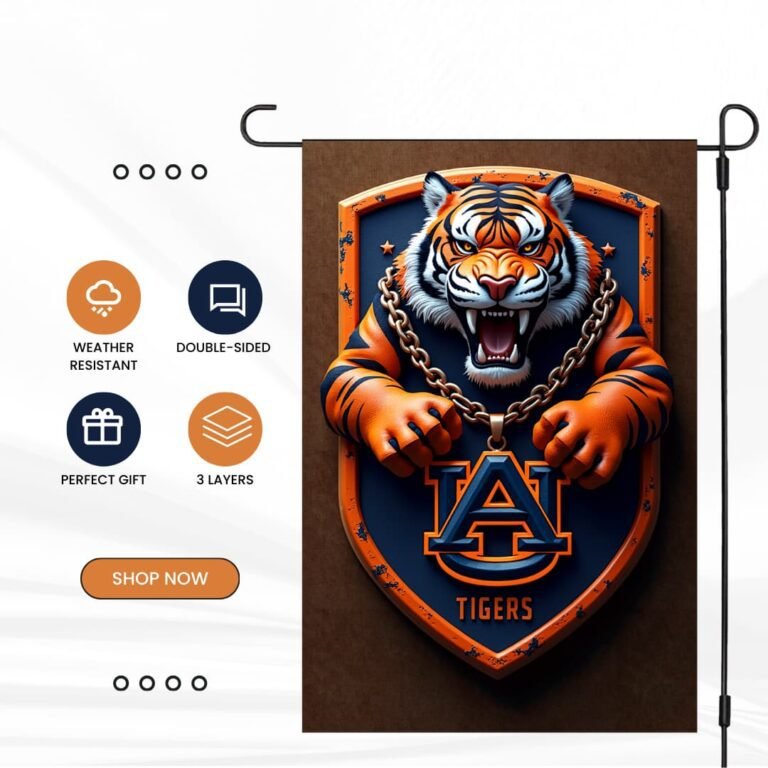 Auburn University Tigers Garden Flag – Stand Out on Game Day