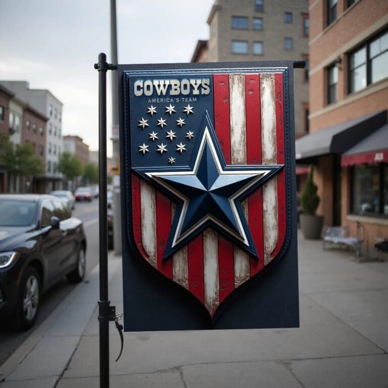Dallas Cowboys Decorative Yard Flag – Perfect for Lawns & Patios