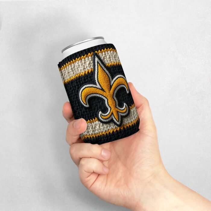 New Orleans Saints Can Cooler – Insulated 12oz Drink Sleeve for Tailgating & Game Day