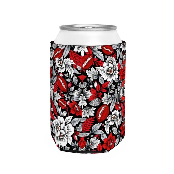 Ohio State Buckeyes Can Cooler – Insulated 12oz Floral Drink Sleeve for Tailgating & Game Day